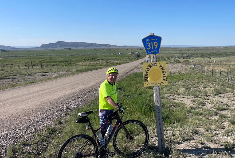 Mark Biking the Trail