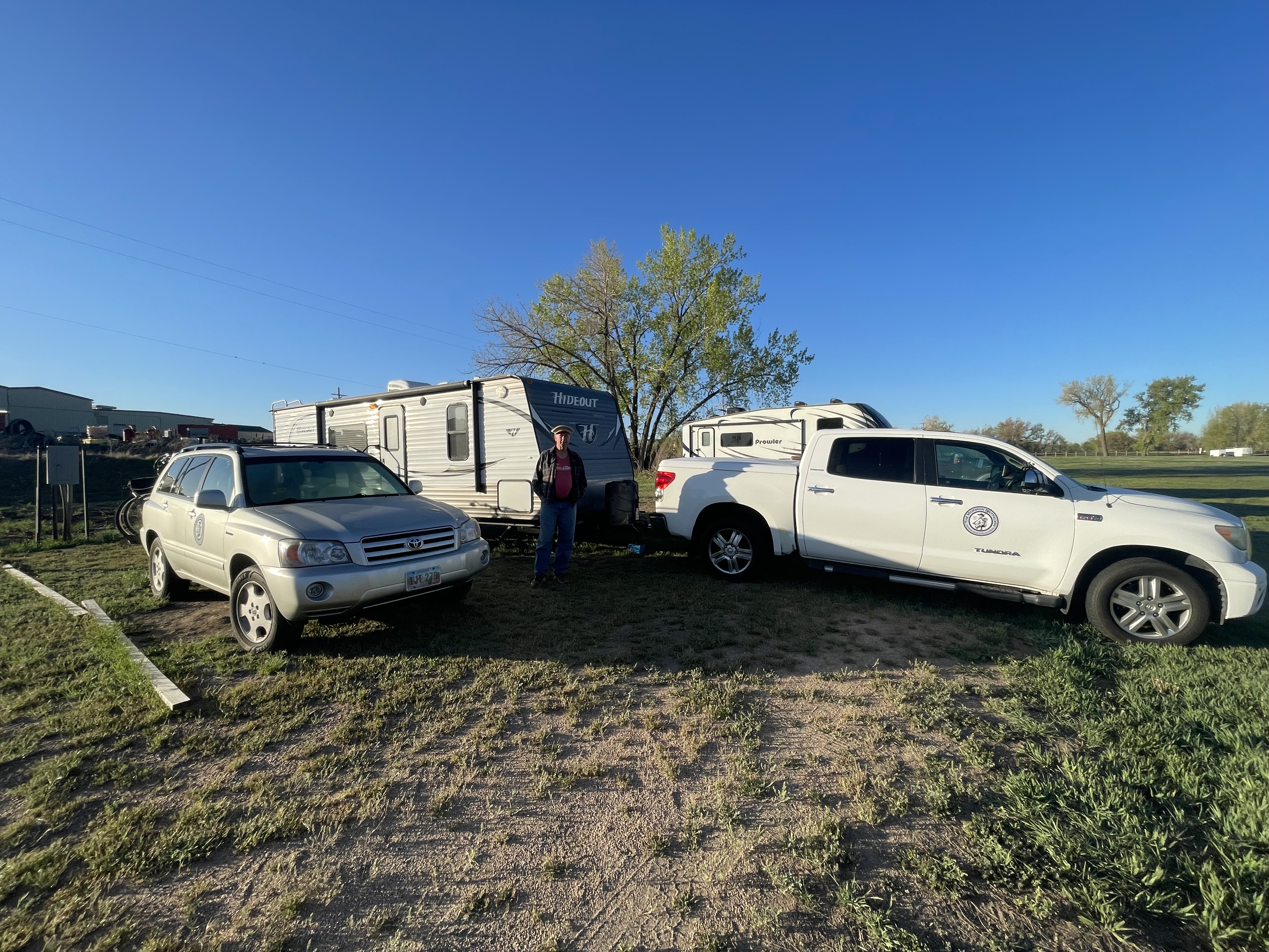 Our Camp Spot at Old Ft. Lupton